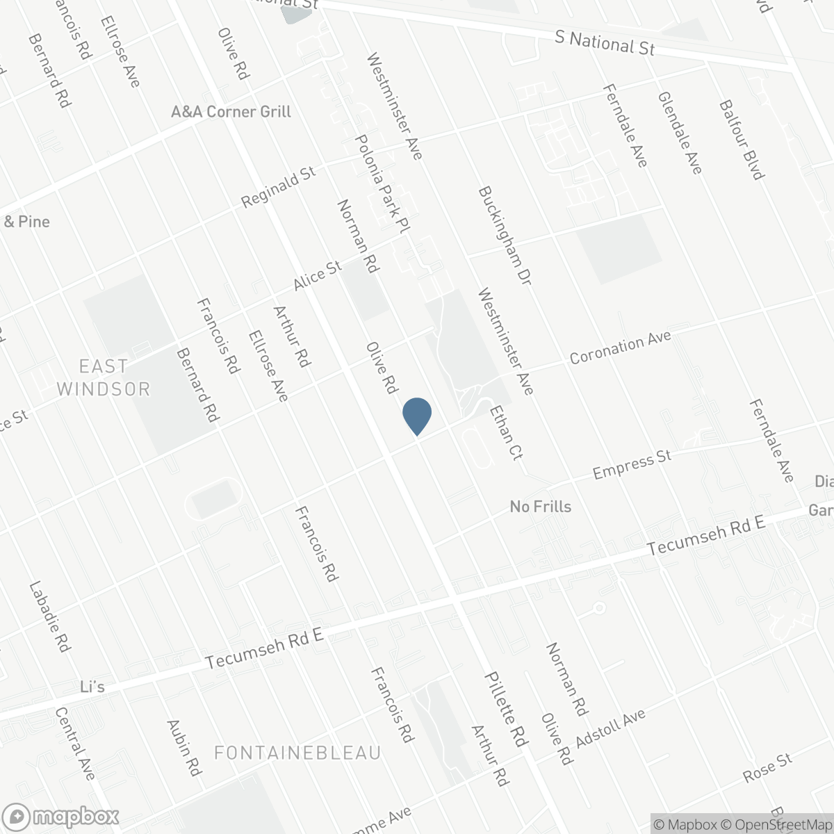 1876 OLIVE ROAD, Windsor, Ontario N8T 1R2